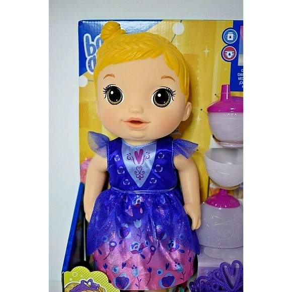 Baby Alive Tea n' Sparkles Blond Doll w/ Tea Set - Picture 4 of 7